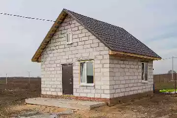Одноэтажный дом из пеноблоков